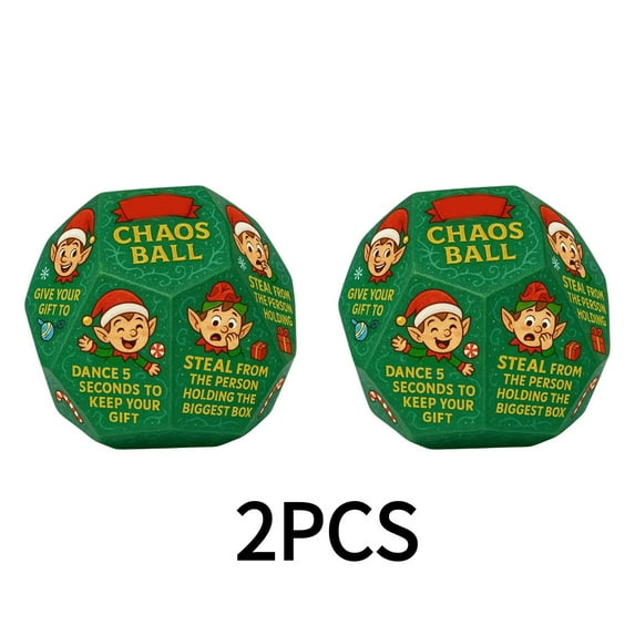 Hilarious Exchange Party Game Dice, Exchange Gifts Family Game, Christmas Stocking Stuffers Gift Exchange Dice Games For Men Women Adults-2PCS
