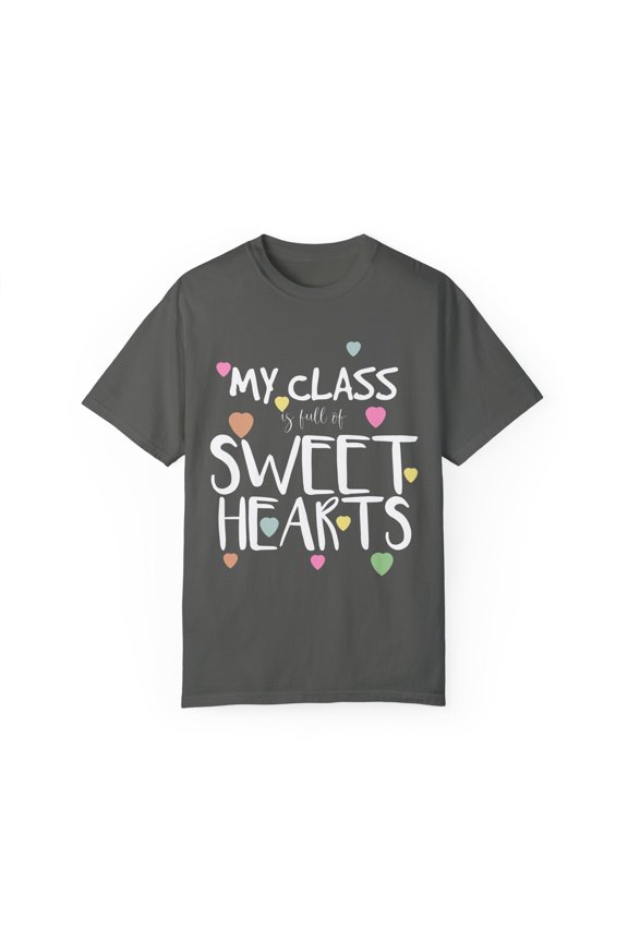 Hilarious Filled Of Couples Heart's Day Tutor Humorous Professor Love Partners Men Women Unisex Garment-Dyed T-shirt