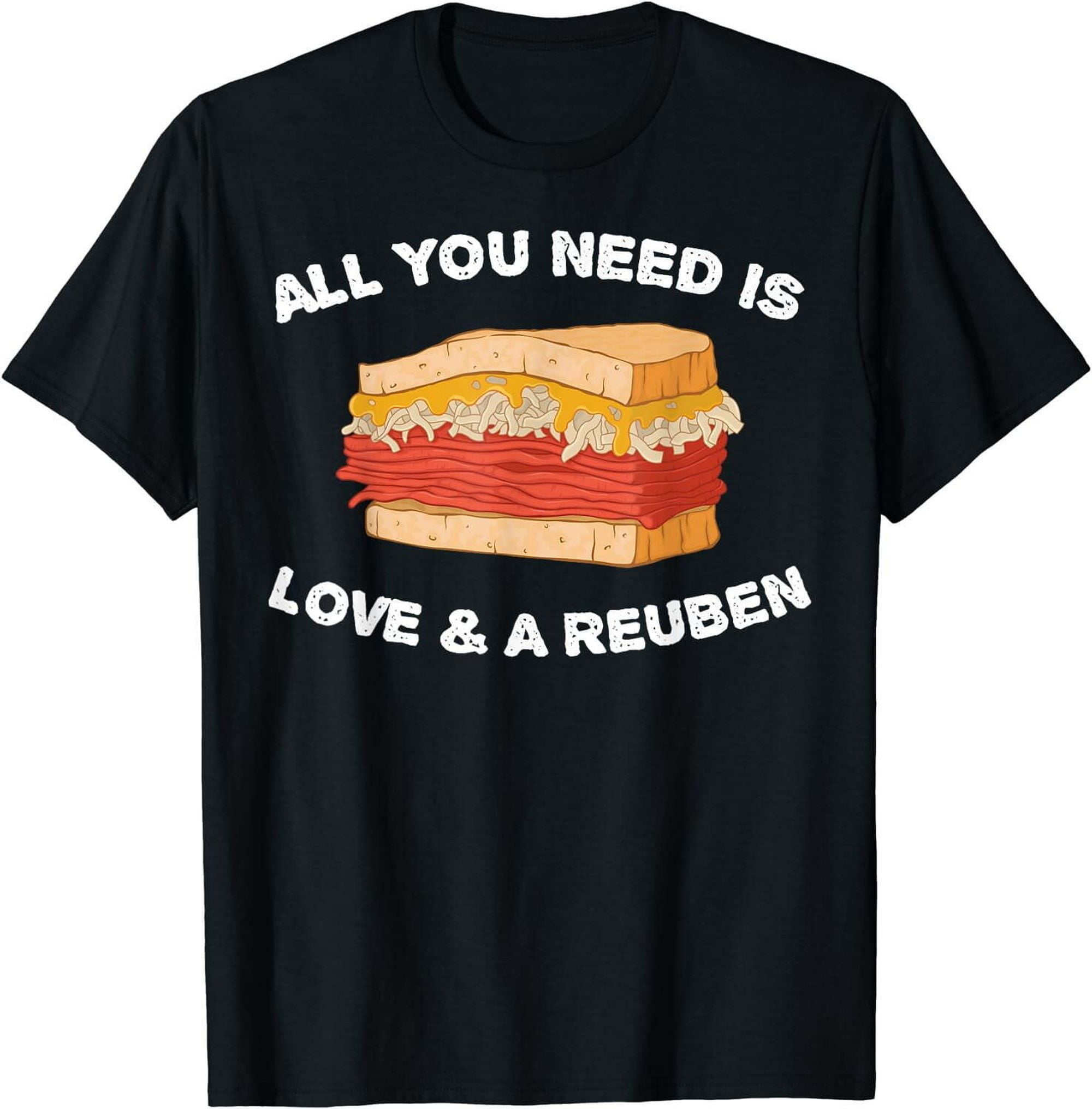 Hilarious Food Lover's Reuben Sandwich Tee - Walmart.com