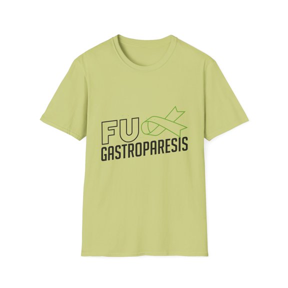 Hilarious Gastroparesis Gastric Stasis Sickness Overcomer Humorous Digestive System Illness Acknowledgement Unisex Softstyle T-Shirt