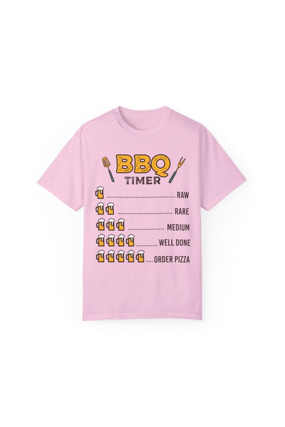 Hilarious Griller Meats Grilled Enthusiast Barley Alcohols Novelty Brew Pints Booze Drinker Lover Roasting Unisex Garment-Dyed T-shirt