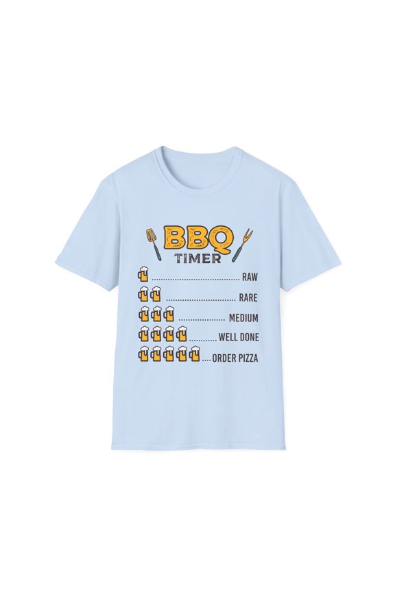 Hilarious Griller Meats Grilled Enthusiast Barley Alcohols Novelty Brew Pints Booze Drinker Lover Roasting Unisex Softstyle T-Shirt