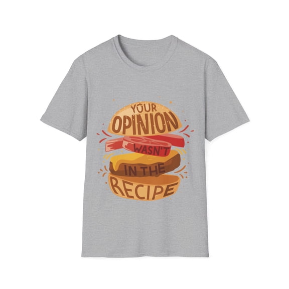 Hilarious Hamburger Comedy Recipe Sarcastic Shirt