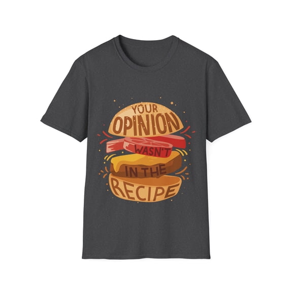 Hilarious Hamburger Comedy Recipe Sarcastic Shirt