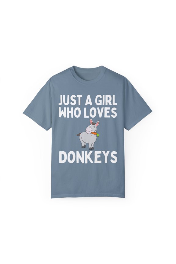 Hilarious Horseback Riding Horses Foal Donkey Enthusiast Humorous Racehorse Town Country Eohippus Lover Unisex Garment-Dyed T-shirt