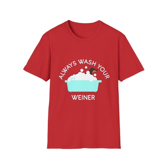 Hilarious Hotdog Sausage Dog Pets Puppies Doxie Enthusiast Humorous Dackel Teckel Sled Doggie Pooch Lover Unisex Softstyle T-Shirt