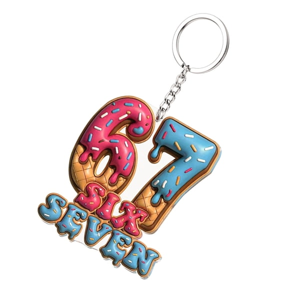 Hilarious Internet Memes Themed Keychain Charm for Adding Fun to and Purses Feature Acrylic Materials.