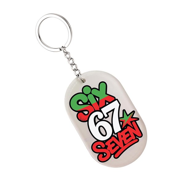 Hilarious Internet Memes Themed Keychain Charm for Adding Fun to and Purses Feature Acrylic Materials.