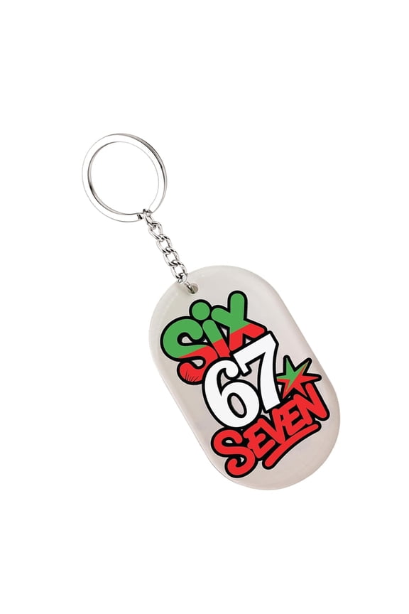 Hilarious Internet Memes Themed Keychain Charm for Adding Fun to and Purses Feature Acrylic Materials.