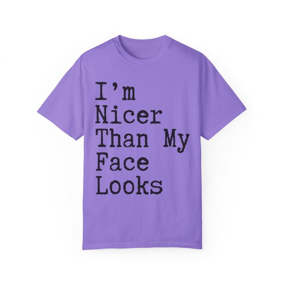 Hilarious Introverted Sarcastic Behaviors Distressed Saying Humorous Introverts Attitudes Sarcasm Line Gags Unisex Garment-Dyed T-shirt