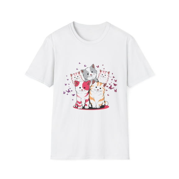 Hilarious Kitten Predictions Fur Mammal Pets Enthusiast Hilarous Meowing Pet Lover Bestfriend Breed Fun Unisex Softstyle T-Shirt