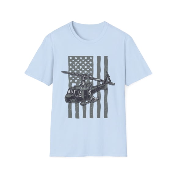 Hilarious Nationalism Patriotism Armed Forces Air-Cushion Novelty Nationalistic Patriotic Airship Enthusiast Unisex Softstyle T-Shirt