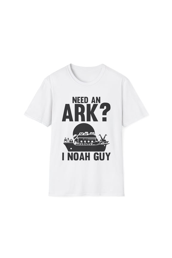 Hilarious Noah ark Priesthood Enthrone Catholic Church Pun Humorous Christianity Blessing Story Humor Saying Unisex Softstyle T-Shirt