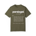 thumbnail image 1 of Hilarious Paralegal Meaning Description Legal Assistant Fan Humorous Lawyer Paralegals Litigator Enthusiast Unisex Garment-Dyed T-shirt, 1 of 4