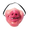 thumbnail image 1 of Hilarious Realistic Latex Half Face Dog Muzzle Mask with Elastic Strap, Adjustable Lightweight Flexible Accessory 10 x 6.16in for Small & Medium Dogs, Halloween Party Photo Prop, 1 of 4