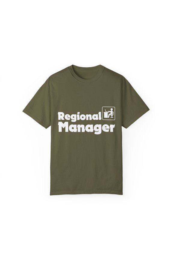 Hilarious Region Supervisor Executive Director Humorous Zonal Administrator Men Women Unisex Garment-Dyed T-shirt