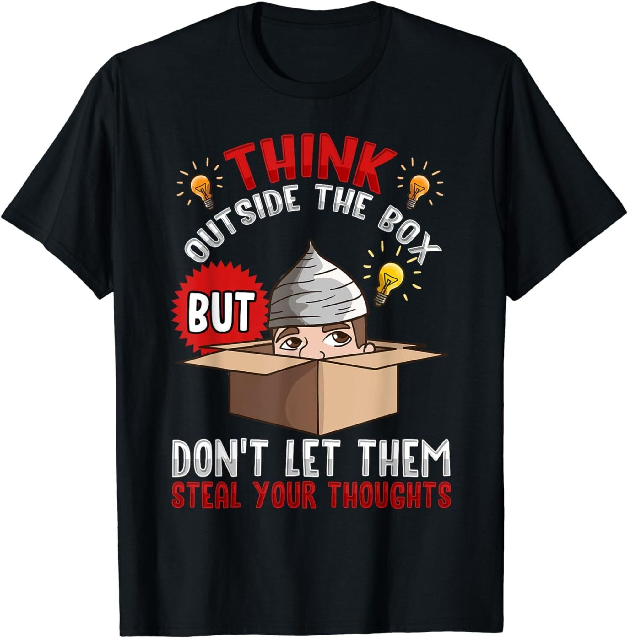 Hilarious Tin Foil Hat Conspiracy Theory Tee Aluminum Foil Hats Shirt