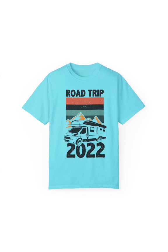 Hilarious Travelling Relaxing Backpacking Leisure Enthusiast Novelty Driving Campers Tenting Mountain Hiking Unisex Garment-Dyed T-shirt