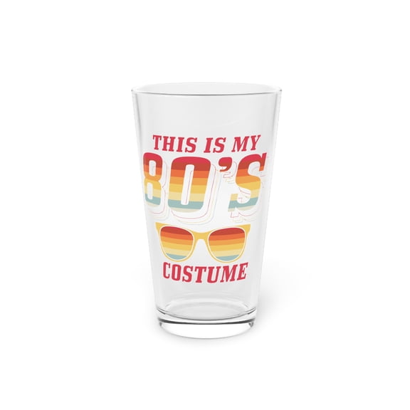 Hilarious Vintage Street Dancing Rap And Funk 80's Dress Humorous Acrobatics Sarcasm Party Bar Lover Pun Pint Glass, 16oz