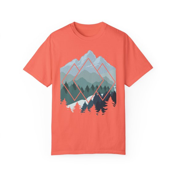 Hilarious Woodland Trees Jungles Touring Travelling Lover Humorous Wandering Adventurers Adventuring Fan Unisex Garment-Dyed T-shirt