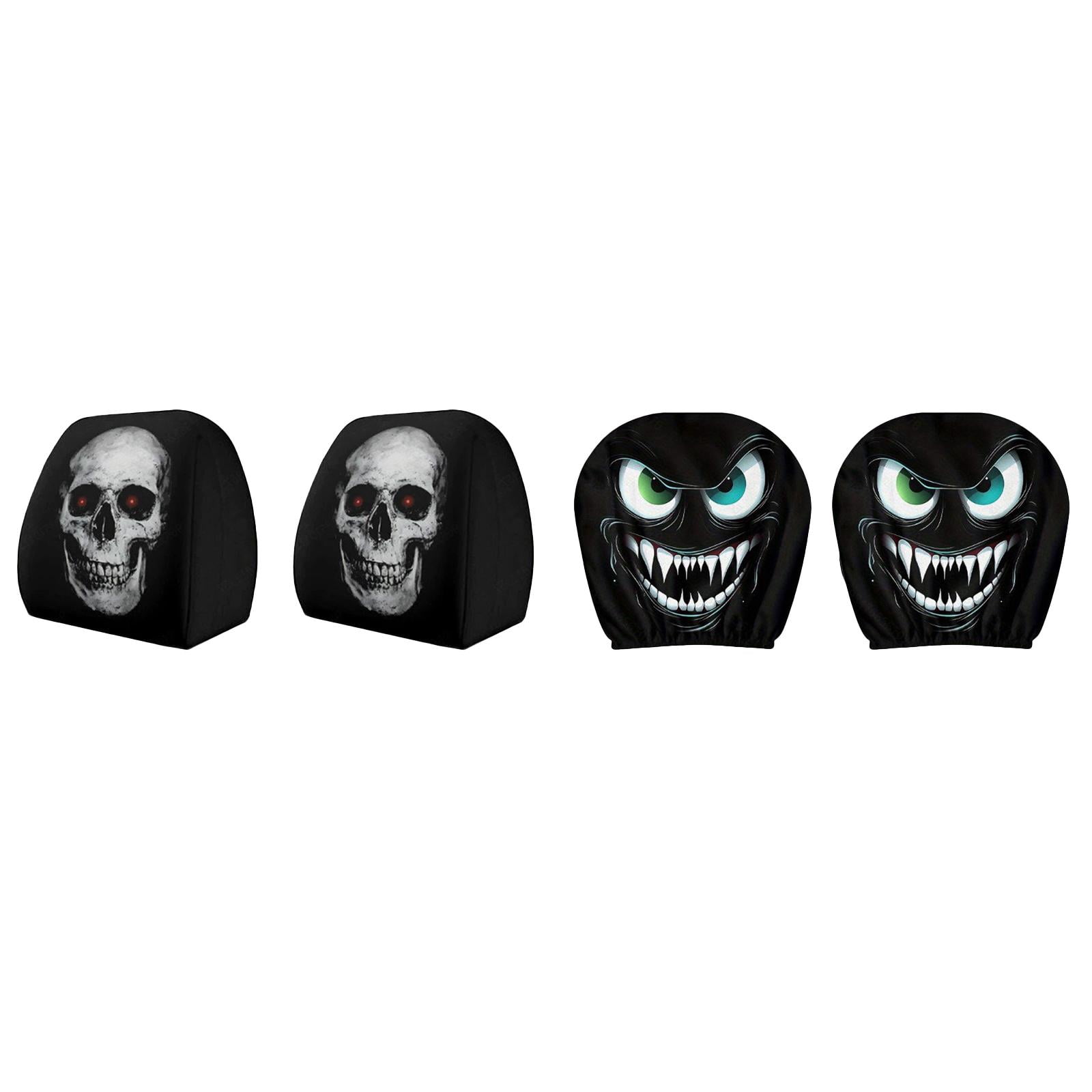 hilarious-yet-creepy-halloween-headrest-covers-funny-ghost-face