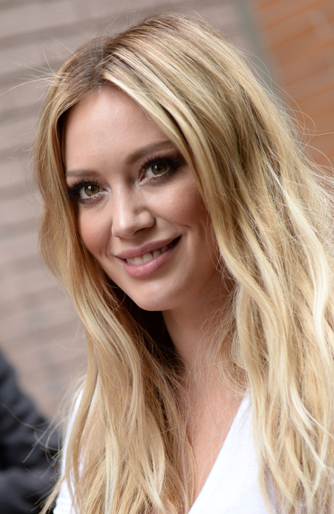 Hilary Duff Out And About For Celebrity Candids - Thu Canvas Art - (16 x 20)