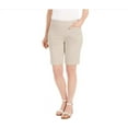 thumbnail image 1 of Hilary Radley Ladies' Stretch Bermuda Shorts Size: M, Color: Heather Beige, 1 of 4