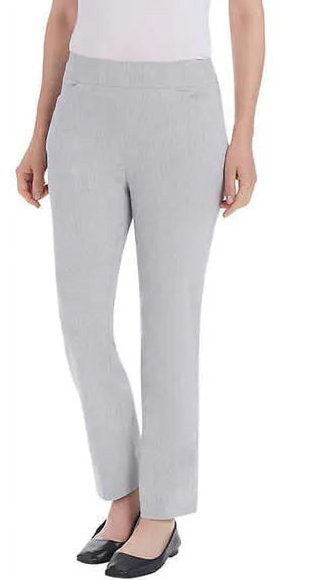 Hilary Radley Ladies EcoCosy PullOn Ankle Tummy Control Pant HTR Light
