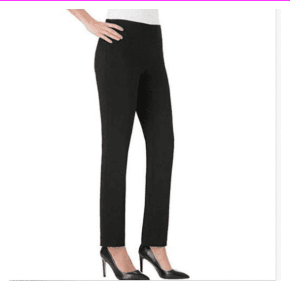 Hilary Radley Ladies' PullOn Pant 4/Black