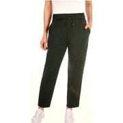 Hilary Radley Ladies Pull-On Pant with Pockets and Drawstring Dark Olive, XXL