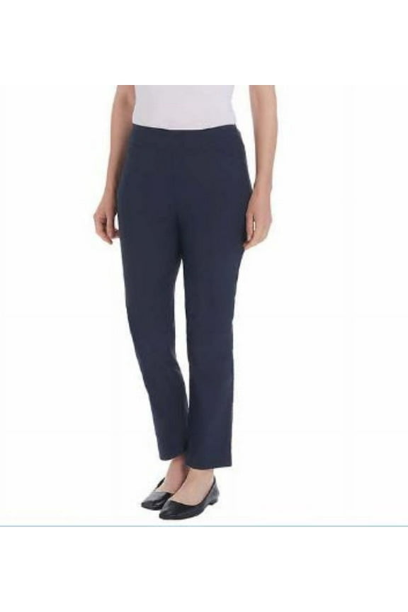Ladies' Pull-On Ankle Pant 1494083 (Navy, Medium)