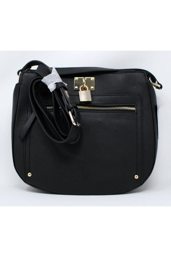 Leather Maya Crossbody Black