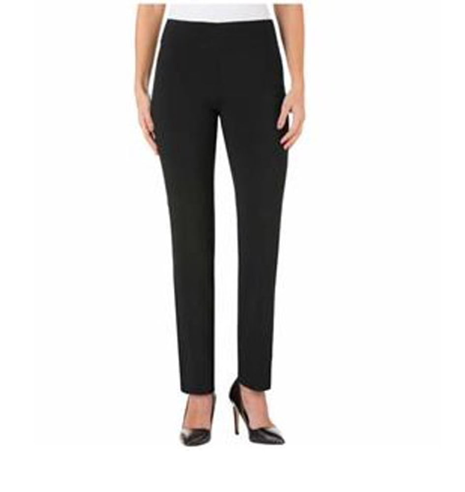 Hilary Radley Slim Leg Crop Dress Pant Stretch Sits at Waist, Black, Size 4  at  Women's Clothing store