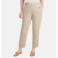 thumbnail image 1 of Hilary Radley Ladies' Size Large (12-14) Crepe Pull-On Pants, Beige, 1 of 4