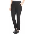 thumbnail image 1 of Hilary Radley Women's Ponte Pull-On Mid Rise Slim Leg Pants, Black, Medium, 1 of 6