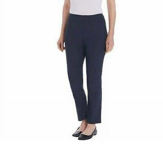 Hilary Radley Women's Pull On Ankle Pants XXL Navy Blue
