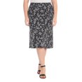 thumbnail image 1 of Hilary Radley Women's Pull On Skirt (Black Combo, L), 1 of 3