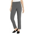 thumbnail image 1 of Hilary Radley Women's Pull On Tummy Control Pants, Black Off White, Small, 1 of 3