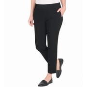 Hilary Radley Womens Size X-Small 2 Pull-On Ankle Pants, Black