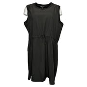 Hilary Radley Womens Sleeveless Dress X-Large, Black