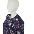 thumbnail image 1 of Hilary Radley Women's V-Neck Floral Blouse | Blue Garden Print (Small), 1 of 1
