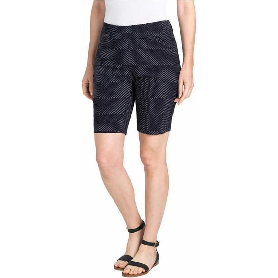 Hilary Radley Womens Midweight Bermuda Pull-On Short Size XS