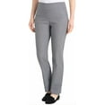 thumbnail image 1 of Hilary Radley Womens Pull On Pant (Black/Off-White/Gray Combo, XX-Large), 1 of 4
