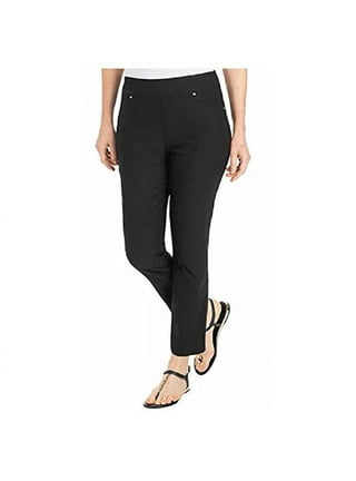 Hilary Radley Women Ponte Slim Leg Stretch Pants 1048626 Black XL