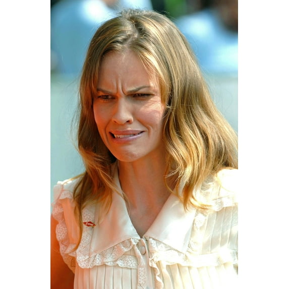 Hilary Swank At The Press Conference For The 2007 Blue Planet Run Opening Ceremony The ited Nations New York