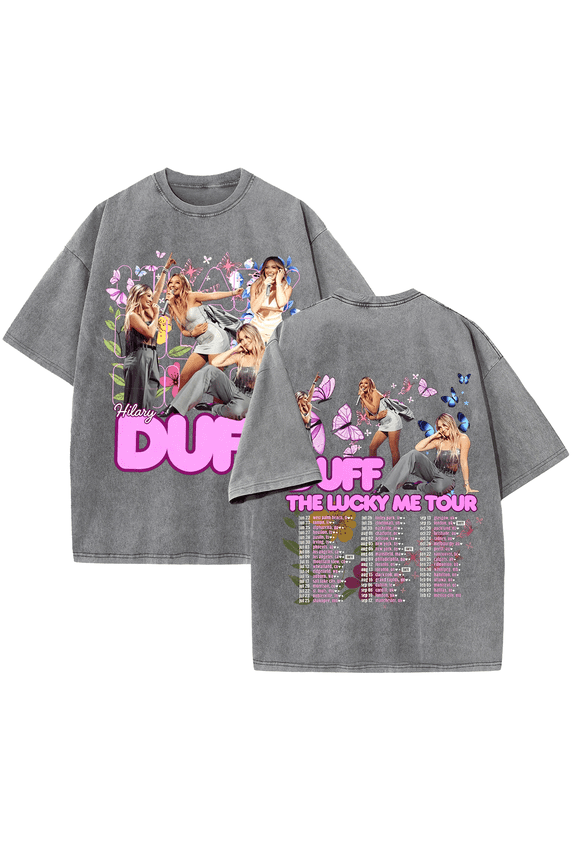 Hilarys Shirt Concert Print Duffs Merch Tshirts Music Graphic Tee For Women Men