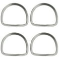 thumbnail image 1 of Hilason 3 In Horse Saddle Stainless Steel Stamp Rigging Dee Set of 4, 1 of 1