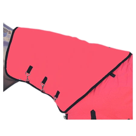 Hilason 600D Winter Waterproof Poly Turnout Horse Hood Neck Cover Red