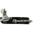 thumbnail image 1 of Hilason Black Satin Bumper Without Rowel Spur With Stainless Steel Buttons, 1 of 2