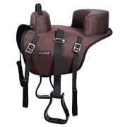 Hilason Child Buddy Seat for Horse Saddle | Kids Riding Seat Brown